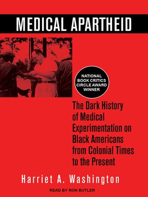 cover image of Medical Apartheid